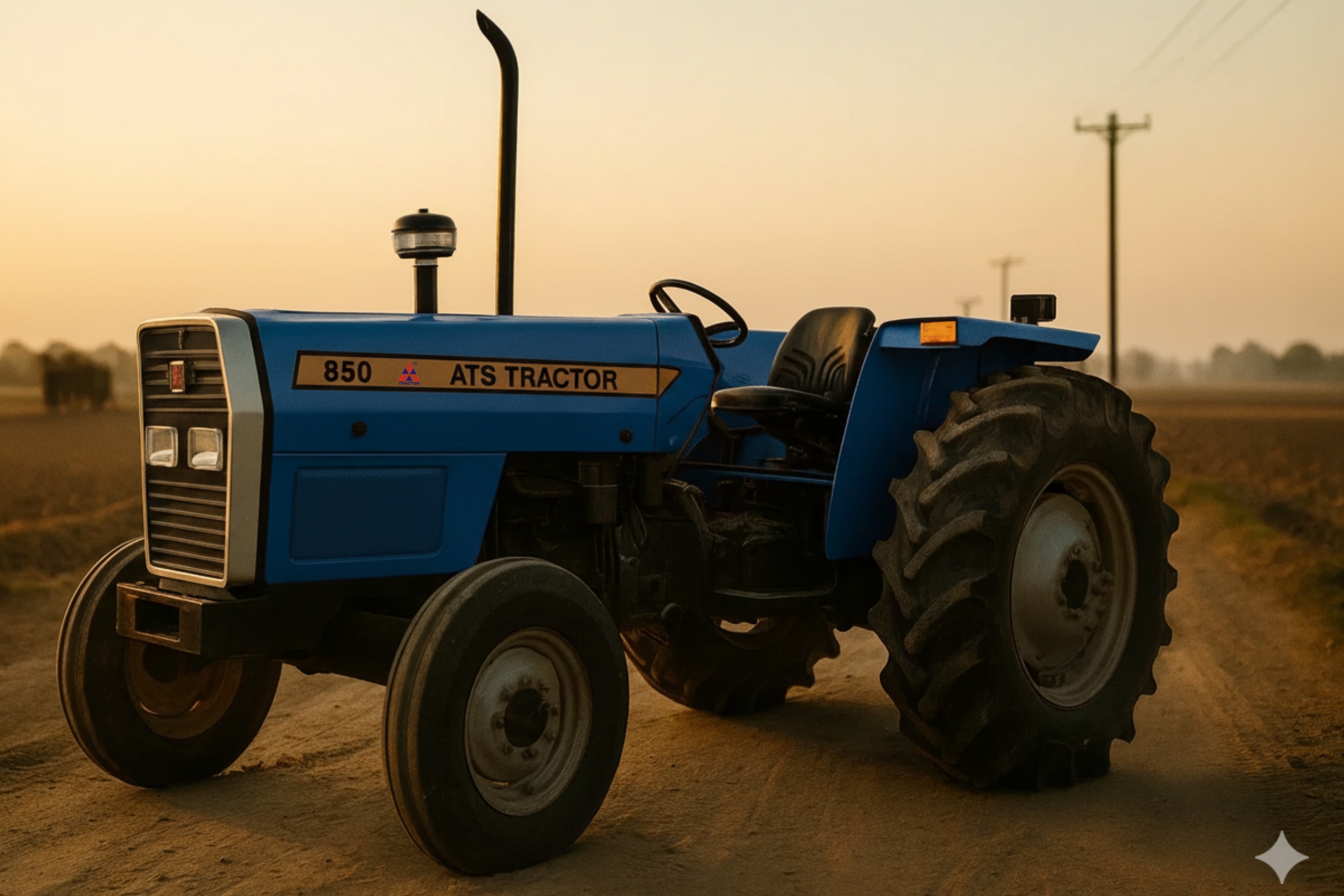 ATS Tractor 850 - 85 HP tractor manufactured by PTMC